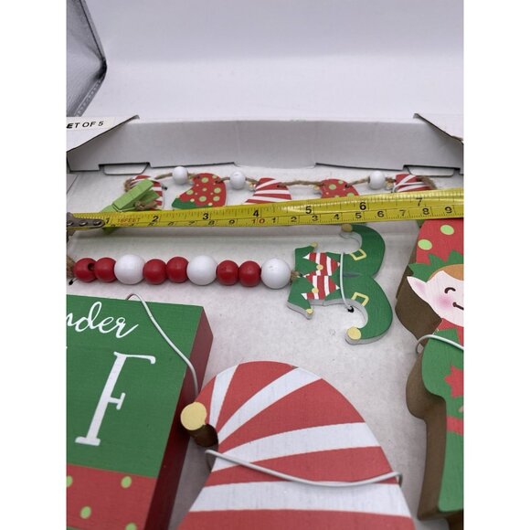 Elf Mini 5 MDF Decor Under Surveillance Table Scape Shelf Ideas Village Garland - Picture 9 of 13